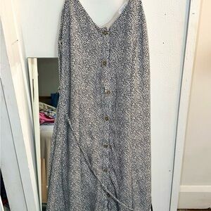 Leopard Print Button-Down Dress